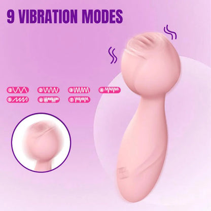 Blushing Pleasure Rose Mini Vibrator