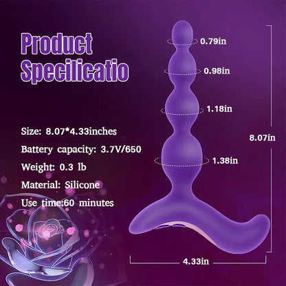 Anal Training Kit with Vibrating Anal Plug