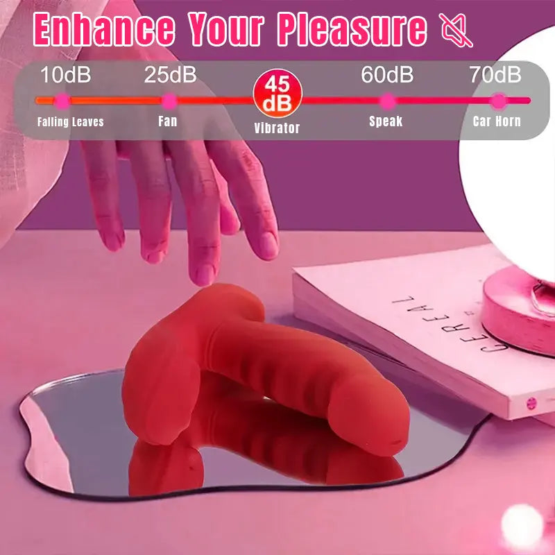 App Control 3-in-1 Clitoris and G-Spot Dildo Vibrator
