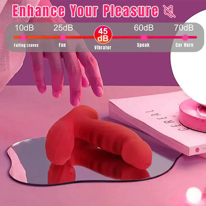 App Control 3-in-1 Clitoris and G-Spot Dildo Vibrator