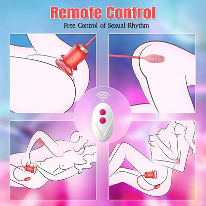 Clitoral Sucking Tongue 3 in 1 Vibrator