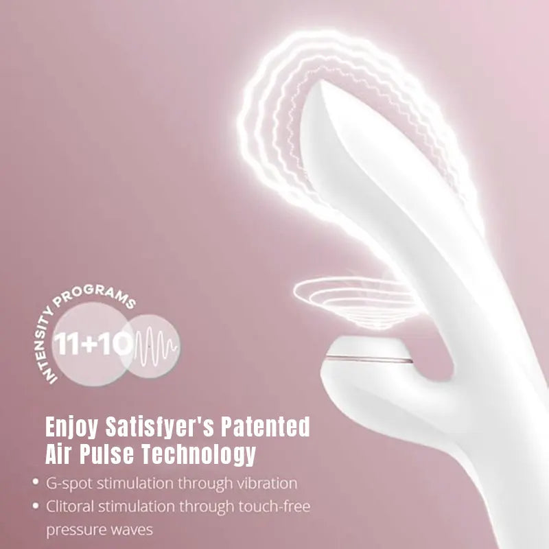 White Rabbit Vibrator Dual Motor Personal Vibrator