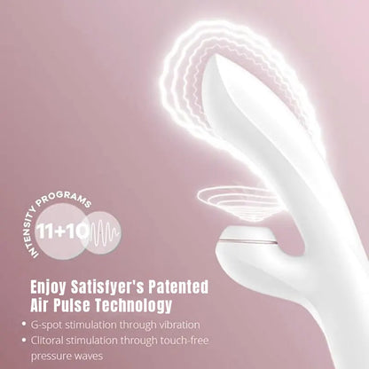 White Rabbit Vibrator Dual Motor Personal Vibrator