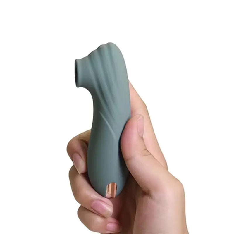 Wide-mouth clitoral sucker vibrator with precise vibration