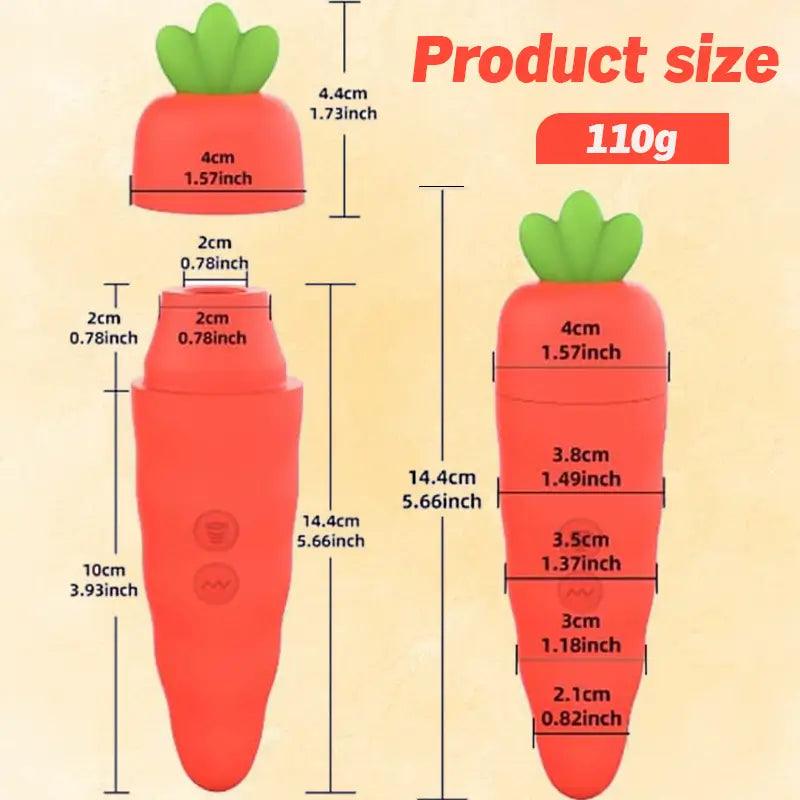 Carrot Sucking Vibrating Pleasure Masturbator