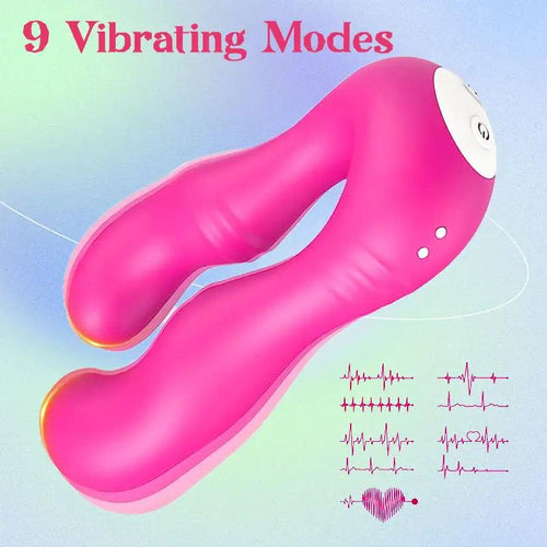 Antler Form Double Head Vibrator