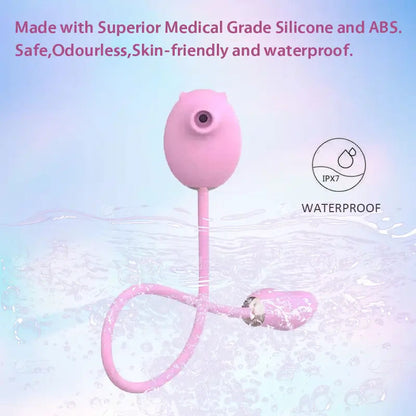 Cartoon-Style Dual Function Sucking Vibrator