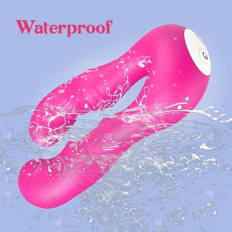 Antler Form Double Head Vibrator