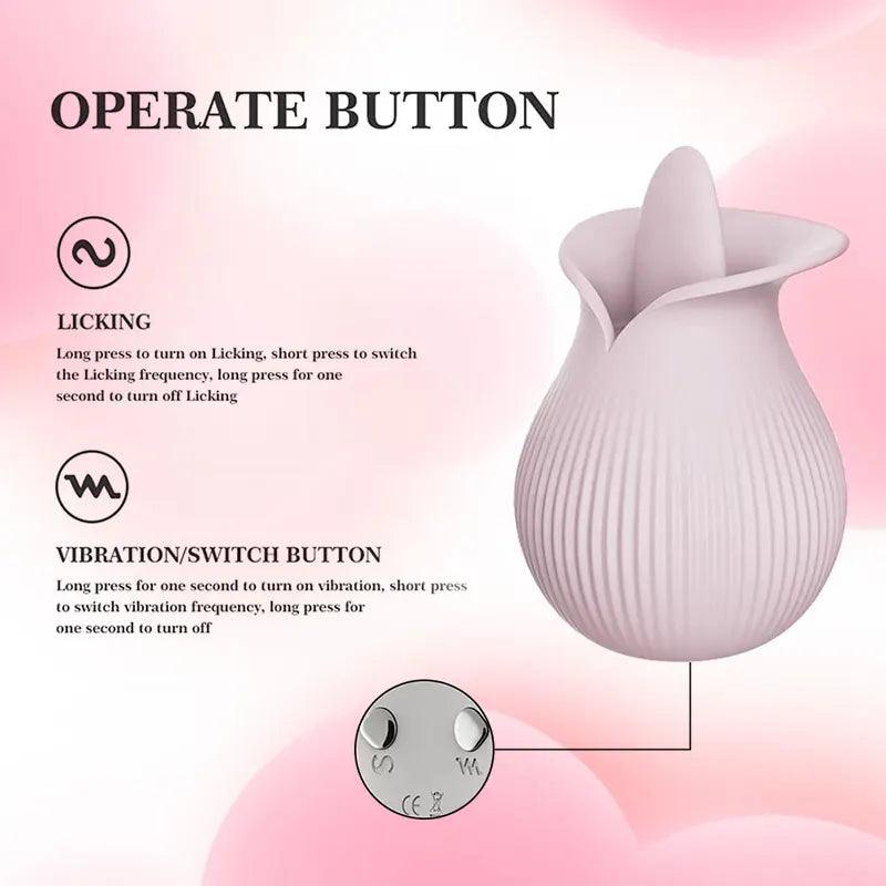 Clitoral Stimulation Tongue Masturbator