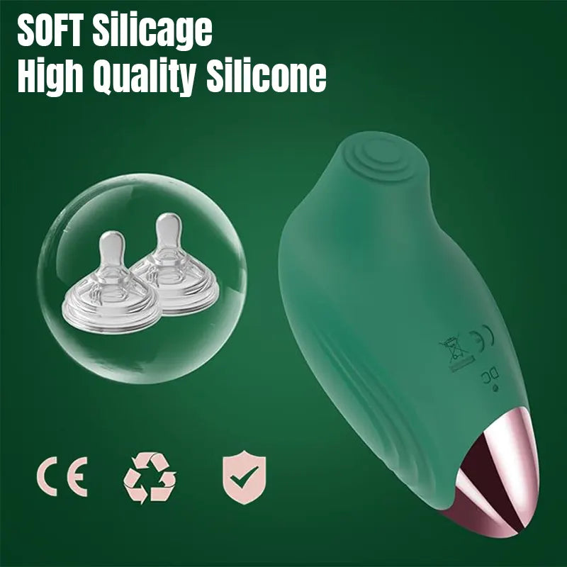 Clitoral Pacifier Female Sucking Vibrator