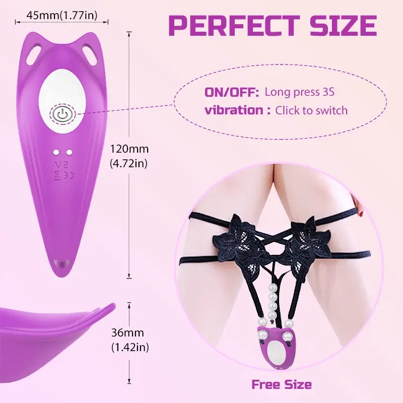 Wearable Silicone Panty Vibrator