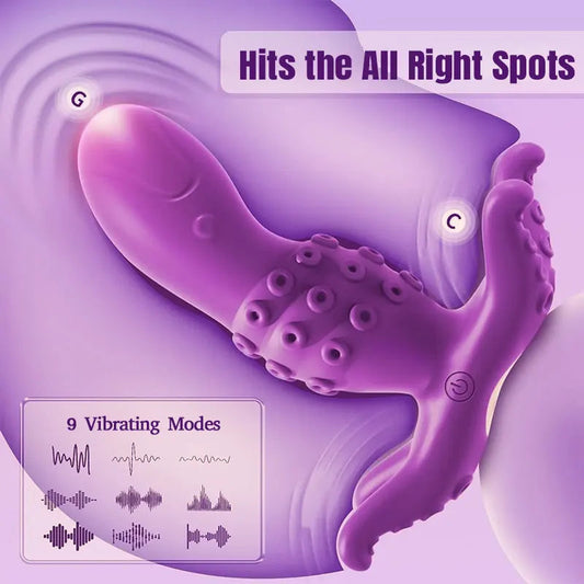 Couple Tentacle Vibrator Supports Bluetooth