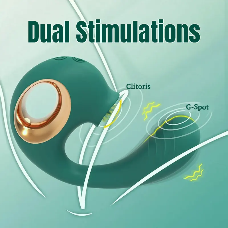 Clitoris Licking G-spot Vibrating Female Sex Toy