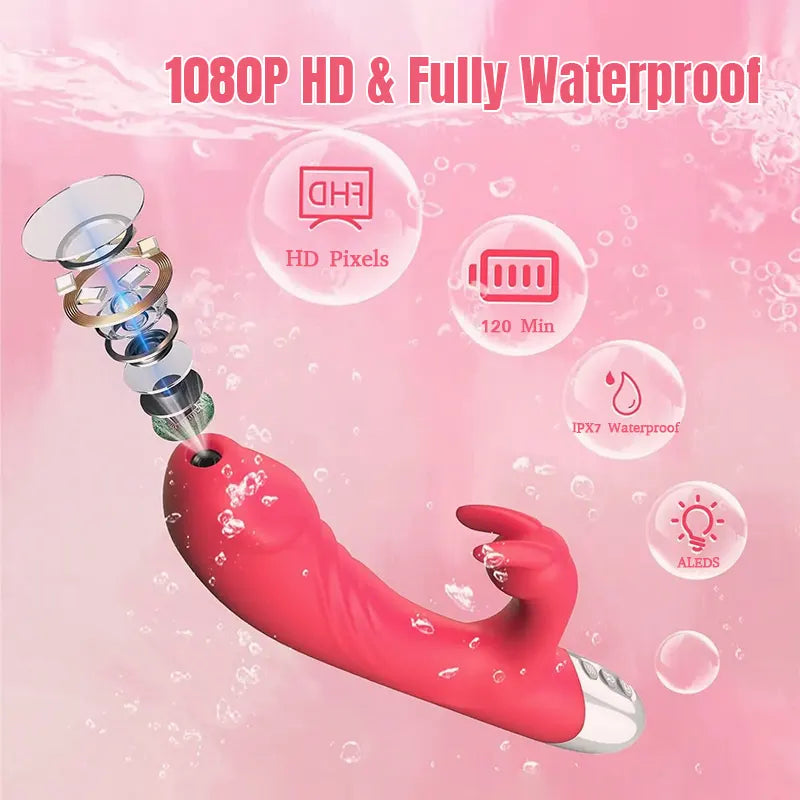 Visual G-Spot Rabbit Vibrator with Camera