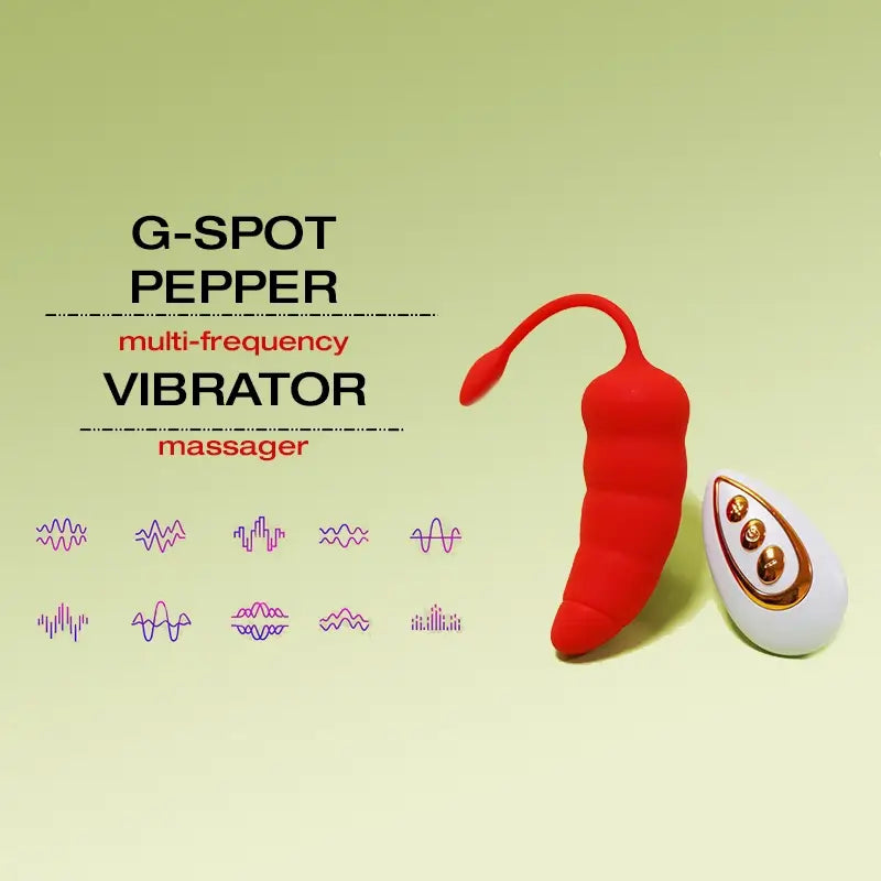 Chili Pepper Remote Control Vibrating Jumper