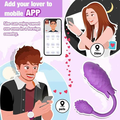 APP Remote Control Whale G-spot Vibrator