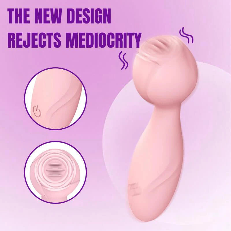 Blushing Pleasure Rose Mini Vibrator