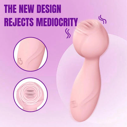 Blushing Pleasure Rose Mini Vibrator