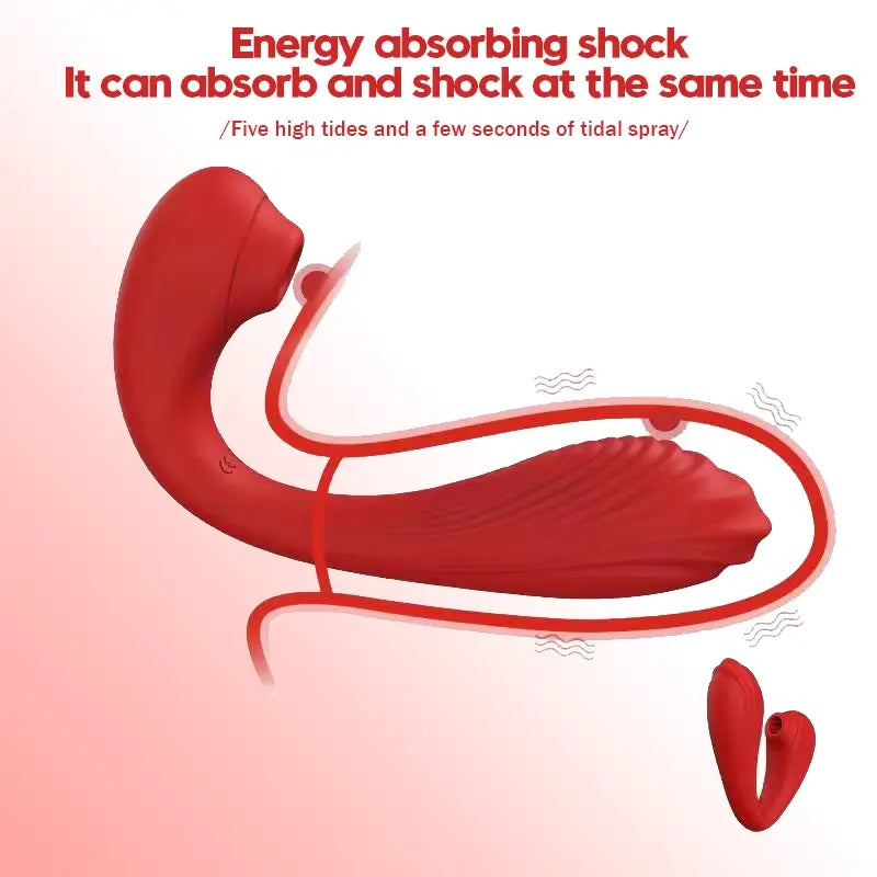 Bendable Sucking Stick Vibrator