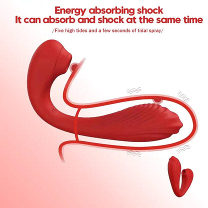 Bendable Sucking Stick Vibrator