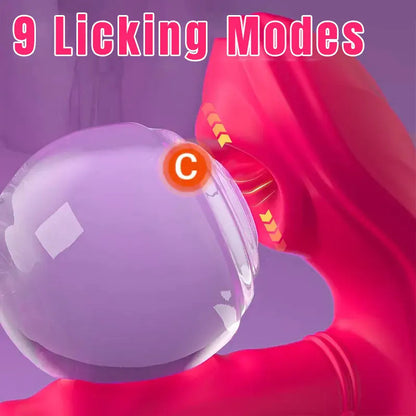 App Control 3-in-1 Clitoris and G-Spot Dildo Vibrator