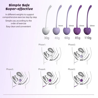 Cherry Advance Vaginal Dumbbell Balls