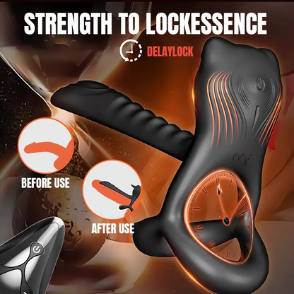 Bullwinkle Delayed Locking Cum Cock Ring