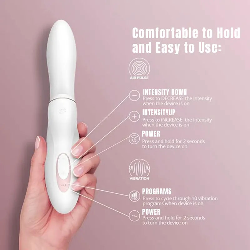 White Rabbit Vibrator Dual Motor Personal Vibrator