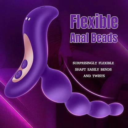 Anal Training Kit with Vibrating Anal Plug