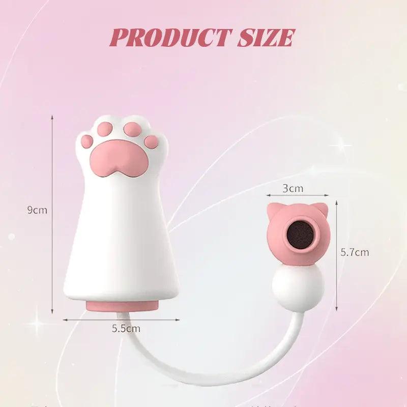 Cat Paw Sucking Vibrator for Pussy Pleasure