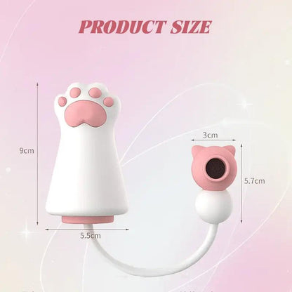 Cat Paw Sucking Vibrator for Pussy Pleasure