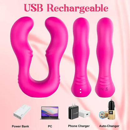 Antler Form Double Head Vibrator