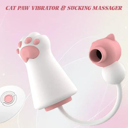 Cat Paw Sucking Vibrator for Pussy Pleasure