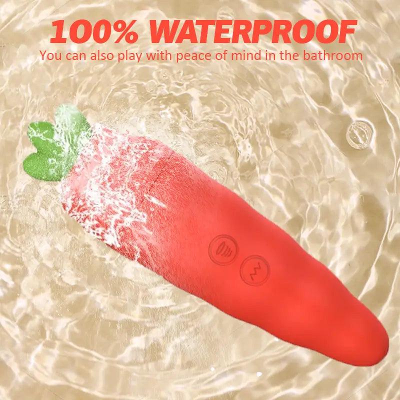 Carrot Sucking Vibrating Pleasure Masturbator