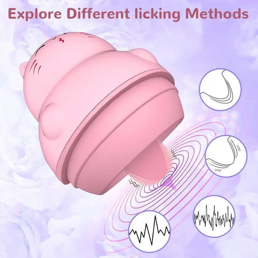 Cute Cat Tongue Licking Vibrator