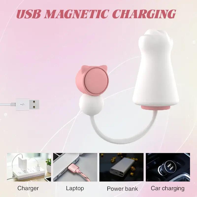 Cat Paw Sucking Vibrator for Pussy Pleasure