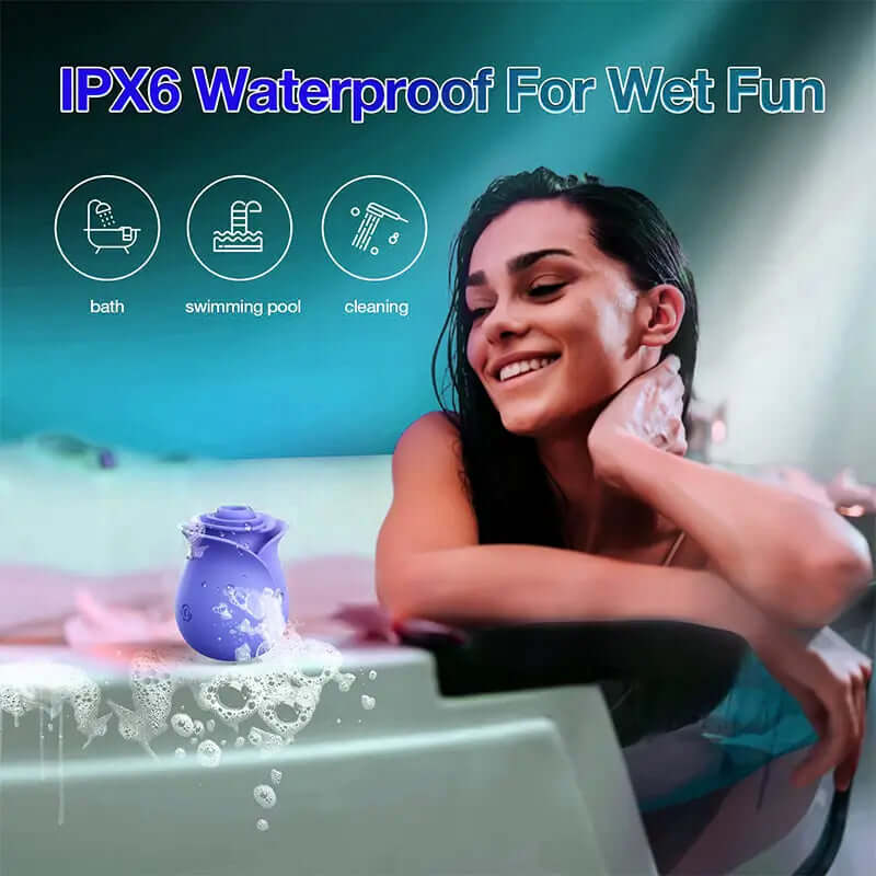 Blue Rose Clitoral Sucking Masturbator