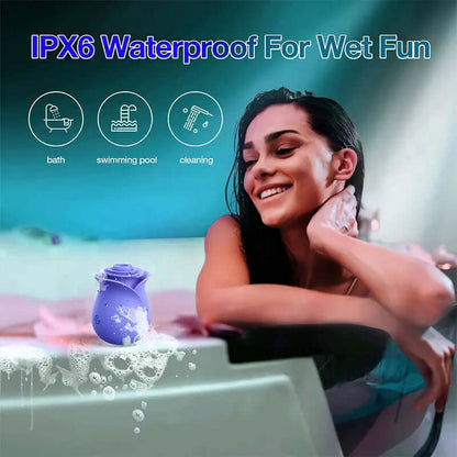 Blue Rose Clitoral Sucking Masturbator