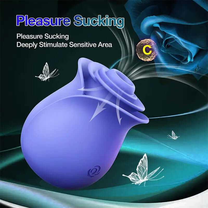Blue Rose Clitoral Sucking Masturbator