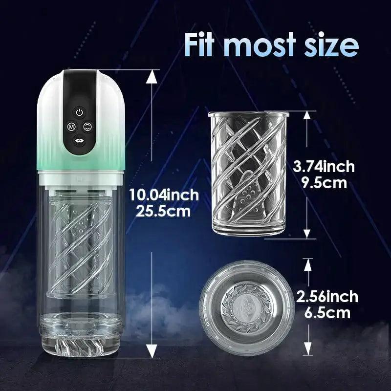 Water Bath Telescopic Swivel Masturbation Cup