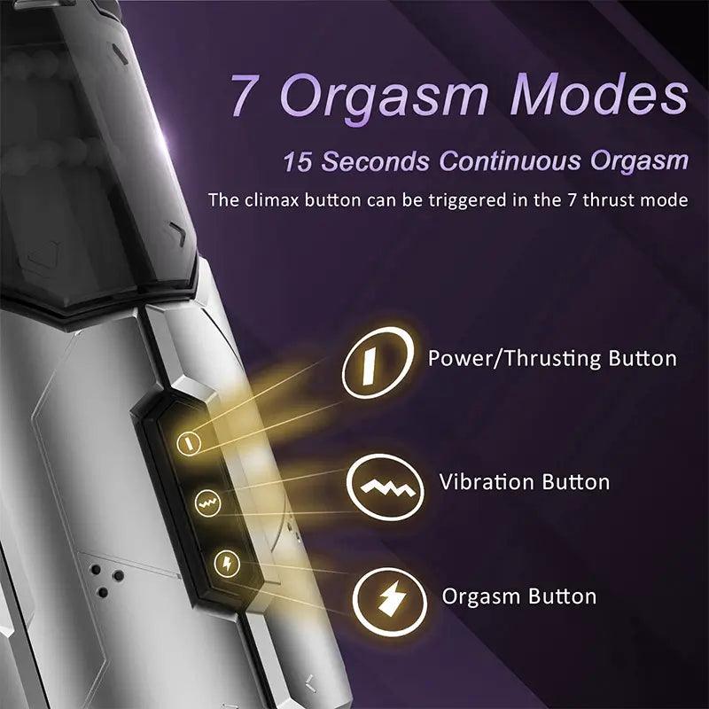 Auto Retractable Smart Heated Masturbation Cup