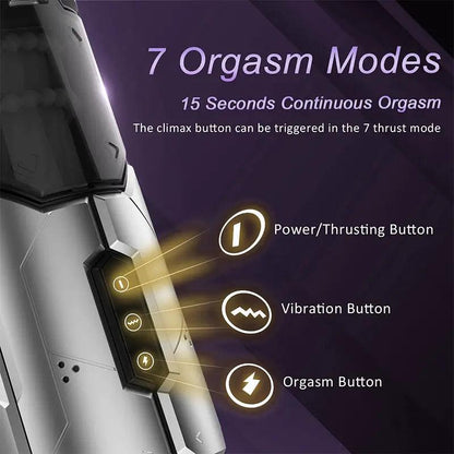 Auto Retractable Smart Heated Masturbation Cup