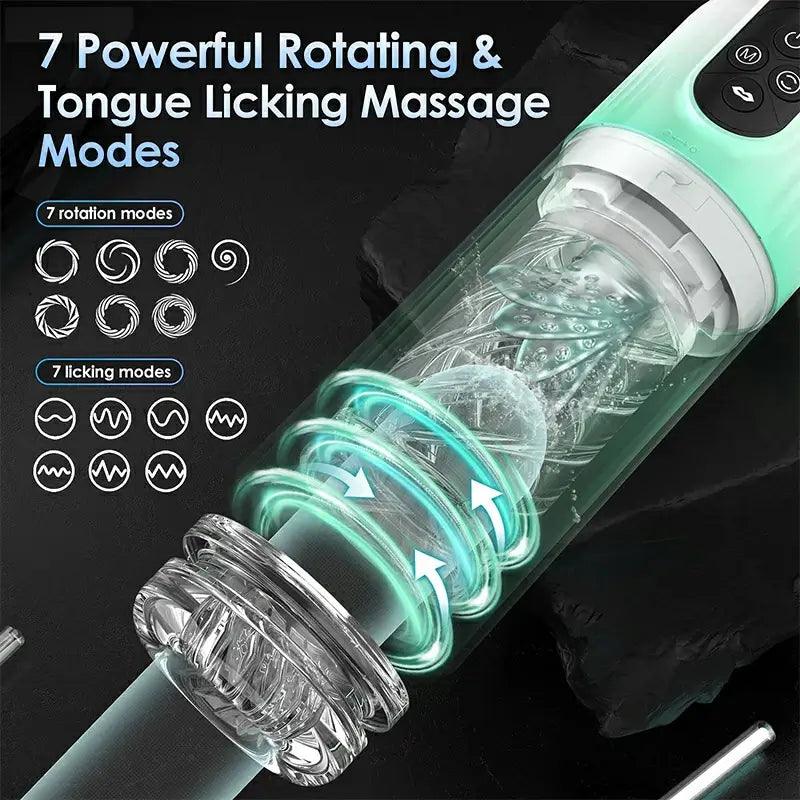 Water Bath Telescopic Swivel Masturbation Cup