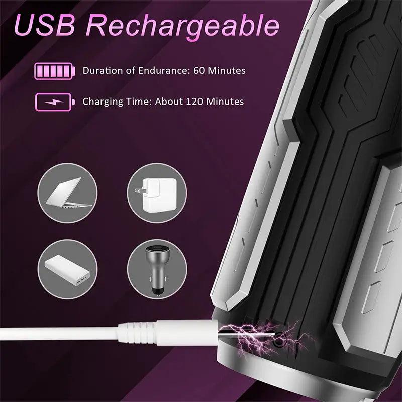 Auto Retractable Smart Heated Masturbation Cup