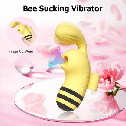 Bee-Inspired Sucking Tease Massager