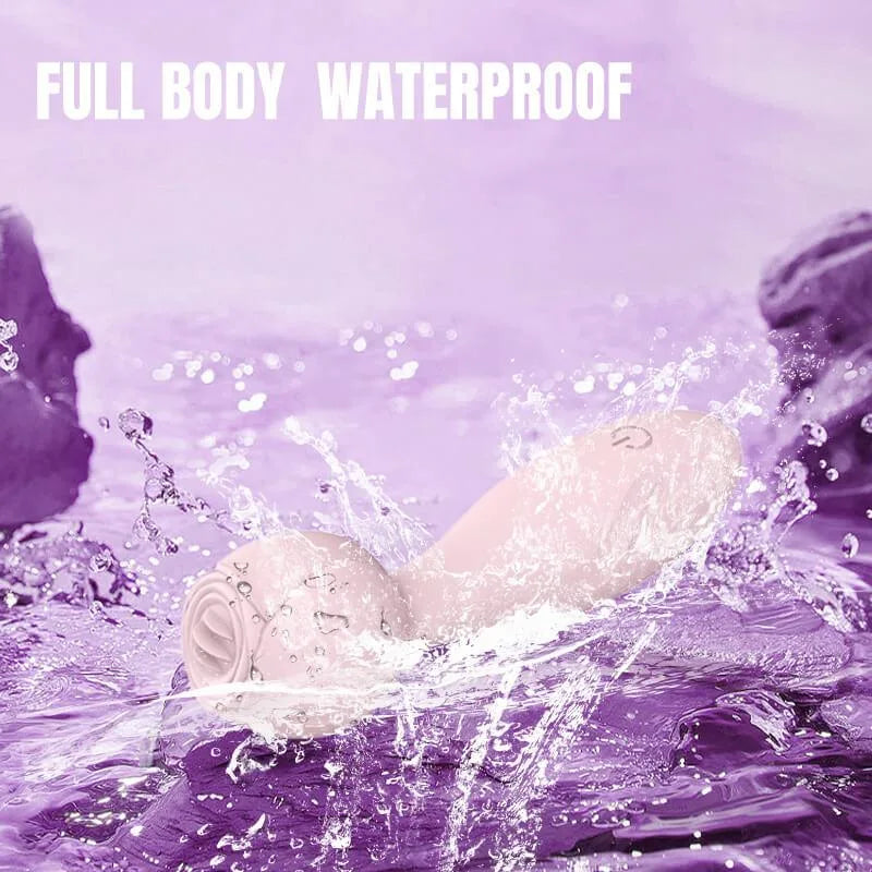 Blushing Pleasure Rose Mini Vibrator