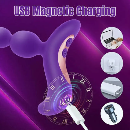 Anal Training Kit with Vibrating Anal Plug