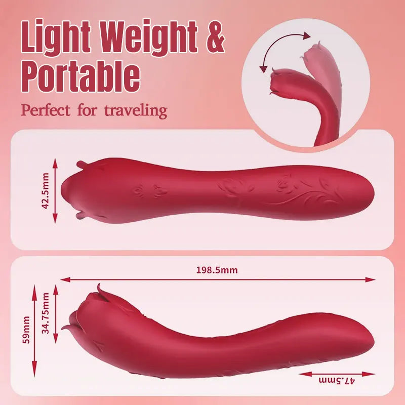 BlissLick Dual Stimulation Clitoral Vibrator