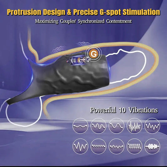 Vibrating Silicone Penis Sleeve Ring