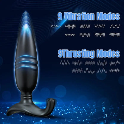 App Remote Control Thrust Anal Vibration Prostate Massager